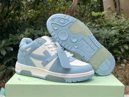 Authentic OFF-WHITE Out Of Office White Blue