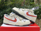 Authentic Nike SB Dunk Low White/Iron Grey-LT Smoke Grey