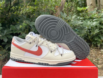Authentic Nike SB Dunk Low White/Iron Grey-LT Smoke Grey