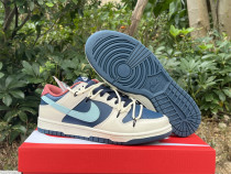 Authentic Nike SB Dunk Low Beige/Blue