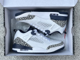 Authentic Air Jordan 3456 SPIZIKE White/Deep/Orchid