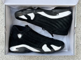 Authentic Air Jordan 14 “Bred” Black/White