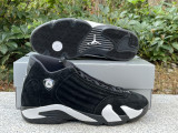 Authentic Air Jordan 14 “Bred” Black/White