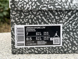 Authentic Air Jordan 3456 White/Wine Red