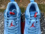 Authentic Air Jordan 3456 Football Blue/Fountain Blue