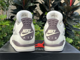 Authentic A Ma Maniére x Air Jordan 4 “Phantom ”/ Metallic Pewter-Violet ore