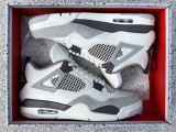Authentic A Ma Maniére x Air Jordan 4 “Phantom ”/ Metallic Pewter-Violet ore