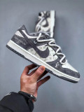 Authentic LV X Nike SB Dunk Low Dark Grey Lighting