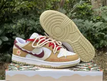 Authentic Nike Dunk Low White/Team Gold-White
