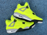 Authentic Air Jordan 4 Retro Tour Yellow TENNIS