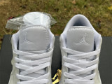 Authentic Air Jordan 1 Low White/Ice Blue Summit