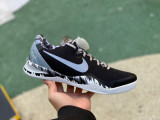 Authentic Nike Kobe 8 Low System Black/Metallic Silver