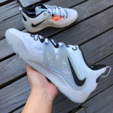 Authentic Nike KD 15 EP White/Black Grey-FOG