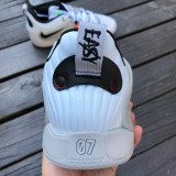 Authentic Nike KD 15 EP White/Black Grey-FOG