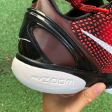 Authentic Nike Zoom Kobe 6 Challenge Red/White Black