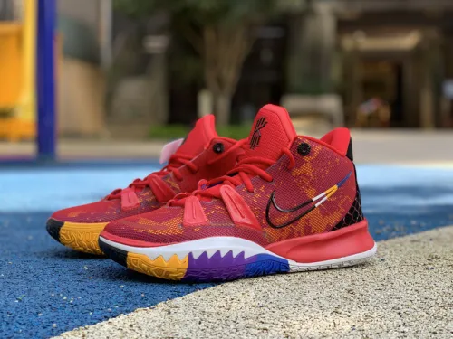 Authentic Nike Kyrie 7 Low EP University Red/Black