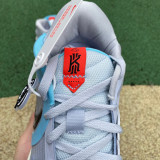 Authentic Nike Kyrie 5 Low EP Football Grey/Black Blue Chill