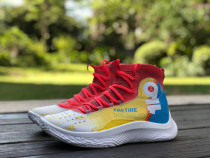 Authentic CURRY 4 FLOTRO White/Red/Blue/Yellow