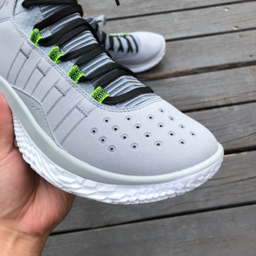 Authentic CURRY 4 FLOTRO Grey/Whit