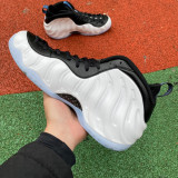 Authentic Nike Foamposite One White/Metallic Silver-Black