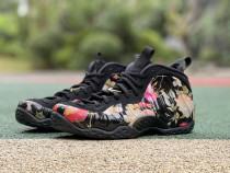 Authentic Nike Air Foamposite One Black Flower
