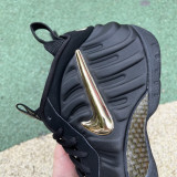 Authentic Nike Air Foamposite Pro Black/Metallic Gold