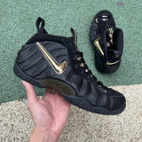 Authentic Nike Air Foamposite Pro Black/Metallic Gold