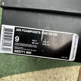 Authentic Nike Air Foamposite One Galaxy 2.0 Team Orange/Dark Grey-Black