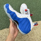 Authentic NIKE Air Foamposite One USA  White-Game Royal