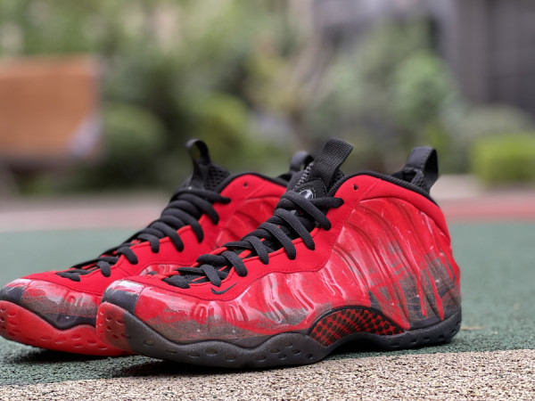 Authentic NIKE Air Foamposite One Challenge Red/Black