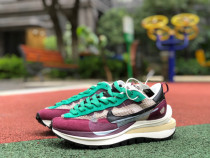 Authentic VaporWaffle x Sacai Beige/Wine Red
