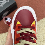 Authentic Nike Blazer x Kaws x Sacai Wine Red