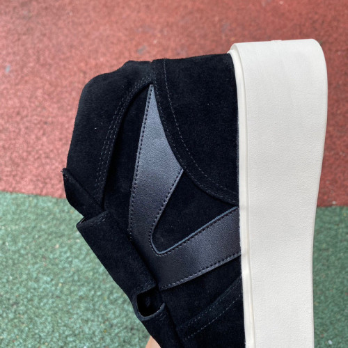 Authentic Fear of God Skate Mid “interstellar Gum” Black