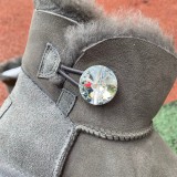 Authentic UGG Mini Bailey Button 11 Boots (12)