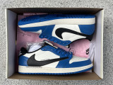 Authentic Travis Scott x Air Jordan 1 Low Blue
