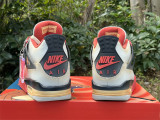 Authentic Air Jordan 4 Retro White/Red