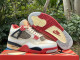 Authentic Air Jordan 4 Retro White/Red