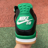 Authentic Nike SB x Air Jordan 4 Black/Green