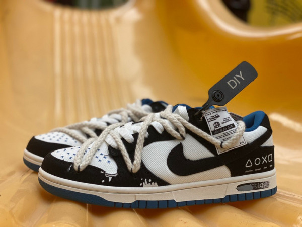 Authentic Nike Dunk Low Blue/White