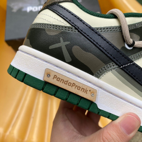 Authentic Nike Dunk Low Grey/Green