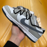 Authentic Nike Dunk Low White/Black/Cool Grey