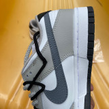 Authentic Nike Dunk Low White/Black/Cool Grey