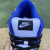 Authentic Nike Dunk Low White/Blue Black