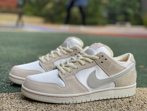 Authentic Nike Dunk Low Retro Beige White