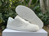 Authentic Louis Vuitton X Air Jordan 1 Low White