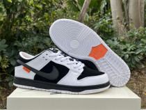 Authentic TIGHTBOOTH x Nike SB Dunk Low Black/White