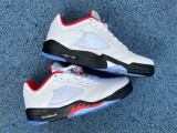 Authentic  Air Jordan 5 Low “Fire Red”