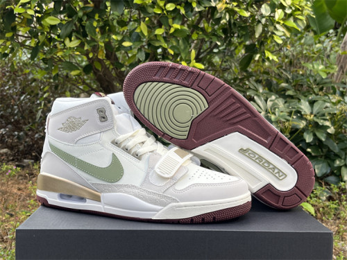 Authentic Jordan Legacy 312 White/Green/Grey
