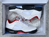 Authentic  Air Jordan 5 Low “Fire Red”
