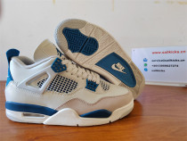 Authentic Air Jordan 4 “Military Blue” Nike Air Branding